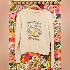 Re/Done Crewneck Sweatshirt, Whiskey Tavern